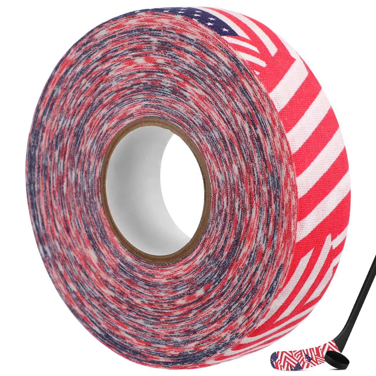Ruban Adhésif Drapeau Américain 25 M – Motif Étoiles Pour Hockey Et Déco 4 Juillet