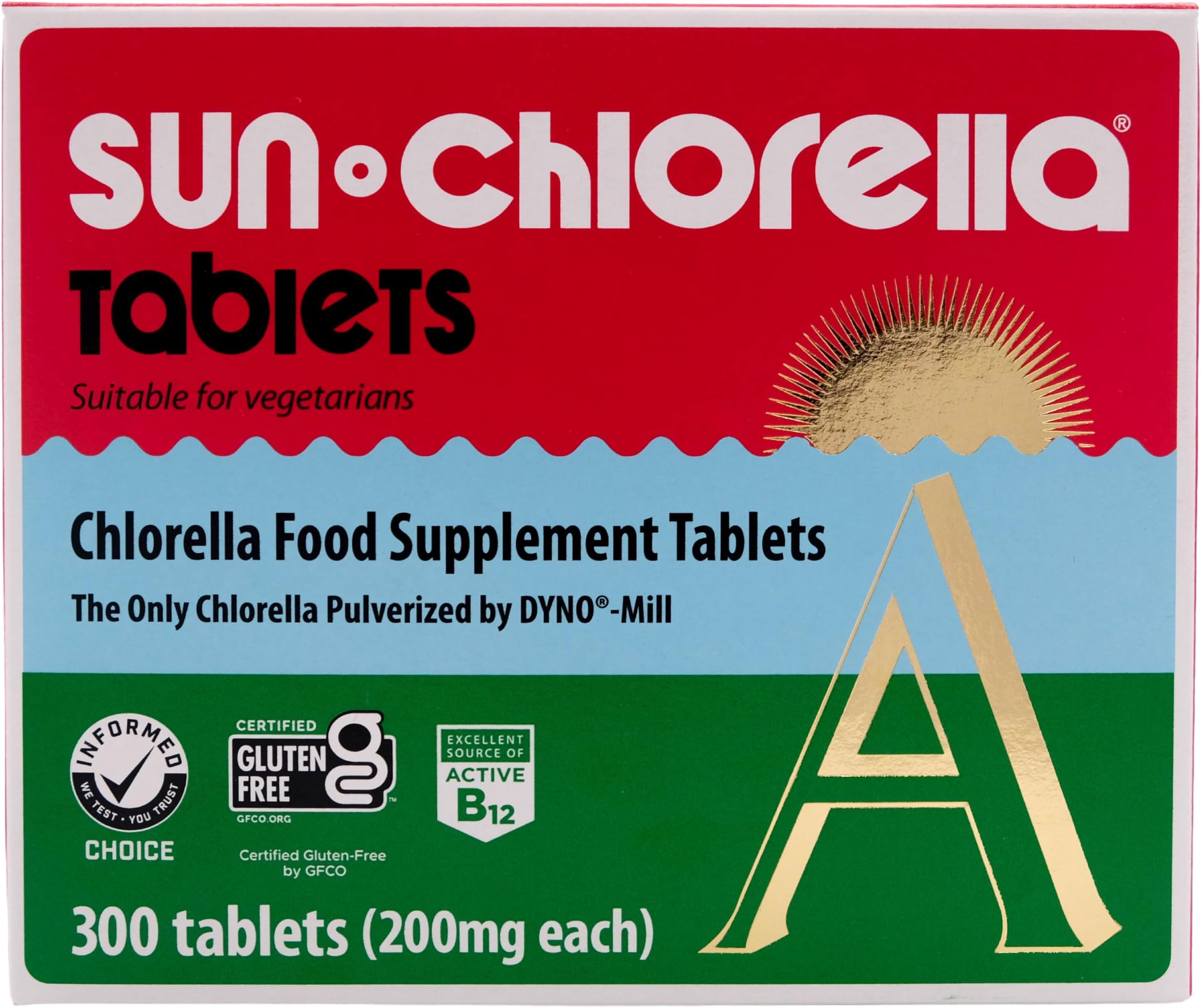 – Sun Chlorella A - Pack of 300 Tablets