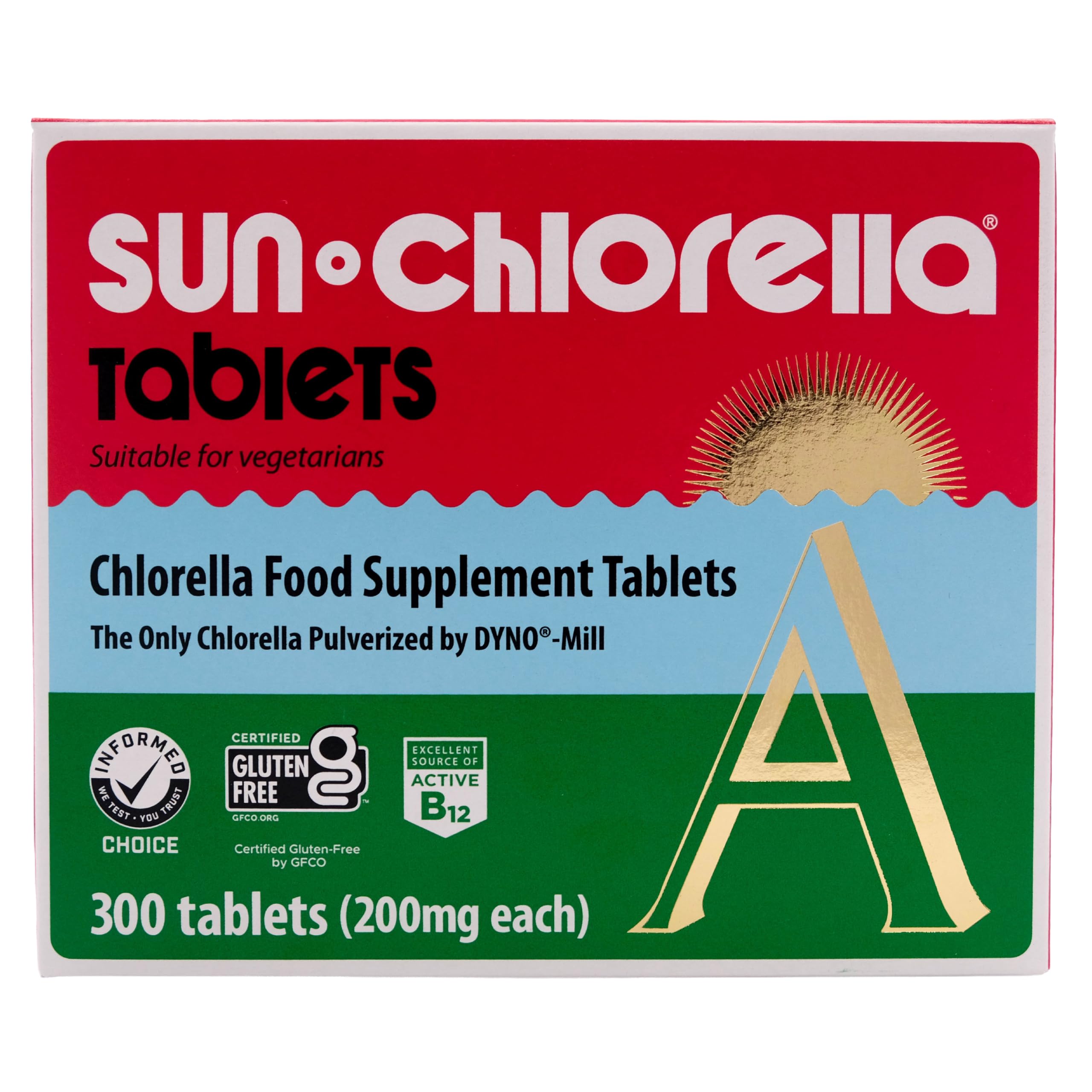 Sun Chlorella A - Pack of 300 Tablets