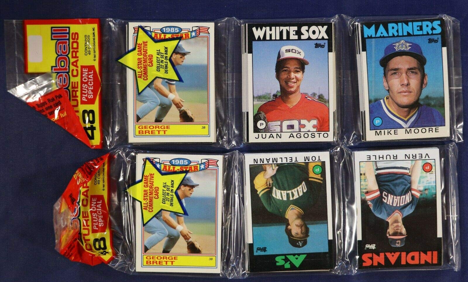 100 TOPPS FLEER DONRUSS BOWMAN BASEBALL CARD LOT ~ 1986 to 1991 ~SEALED WAX  PACKS ESTATE SALE WAREHOUSE FIND! at Amazon's Sports Collectibles Store