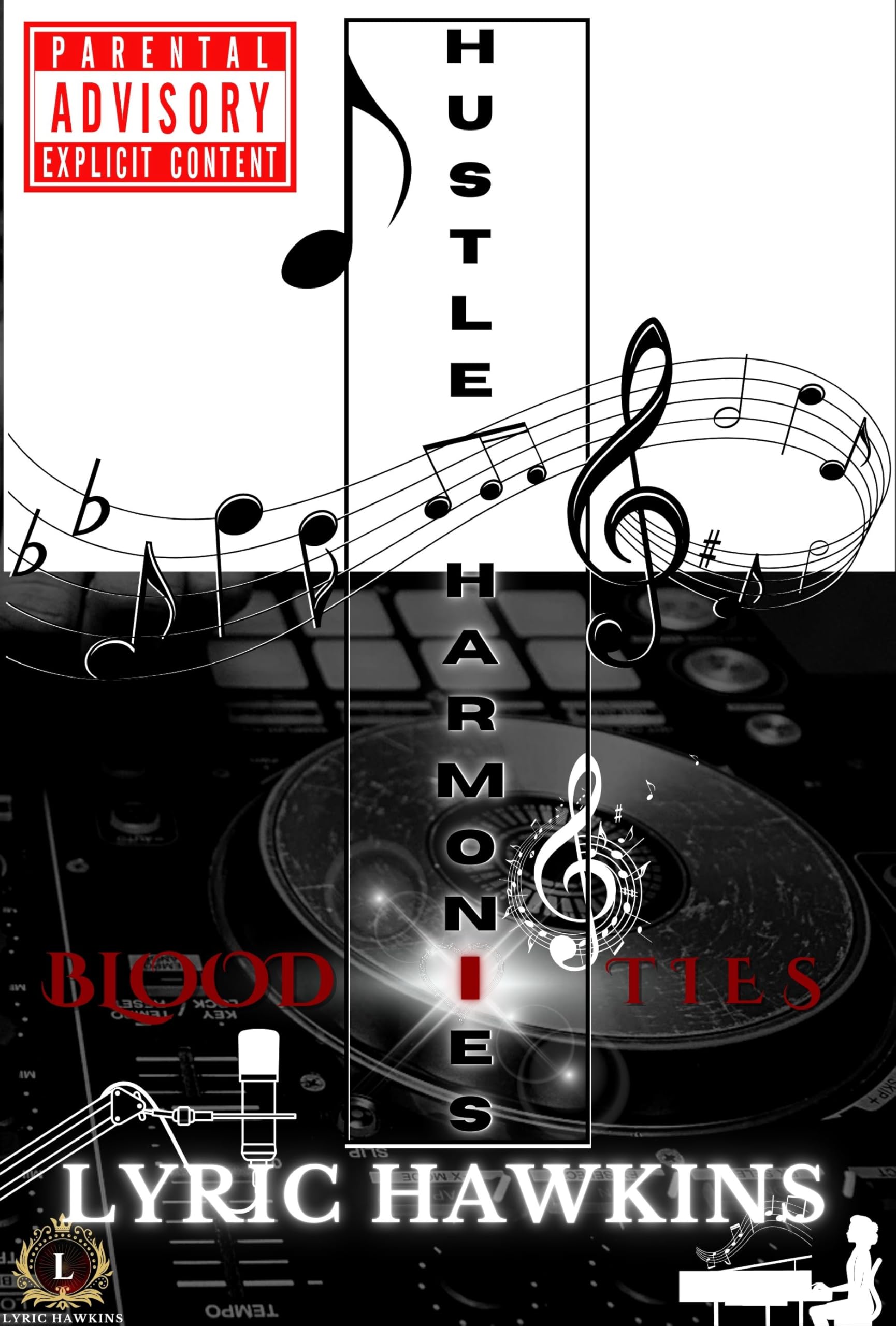 Livre Blood Ties Wall Street Thug Chronicles en anglais roman de romance et suspense de Hustle Harmonies