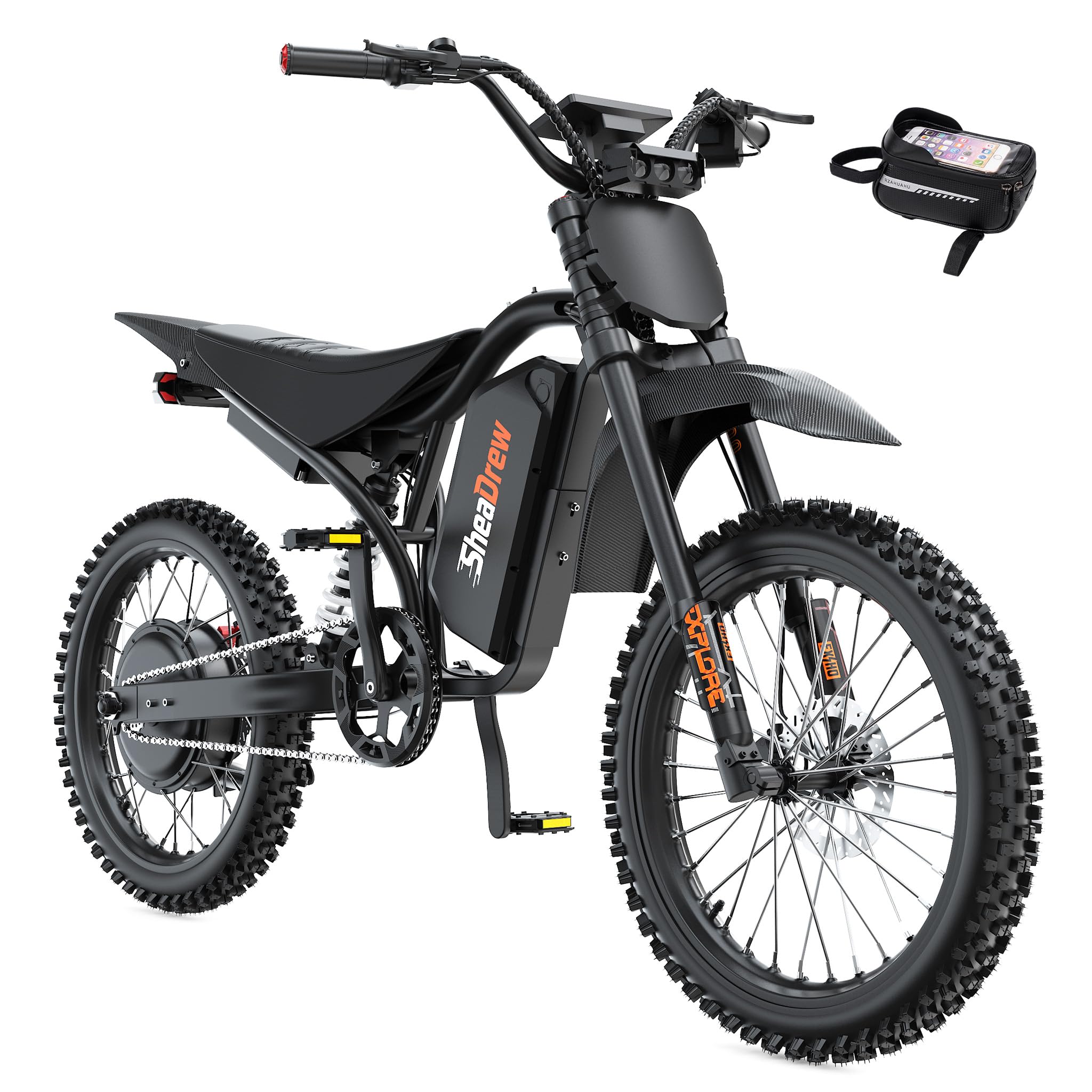 QF200 Electric Dirt Bike Off-Road Ebike for Teens Adults