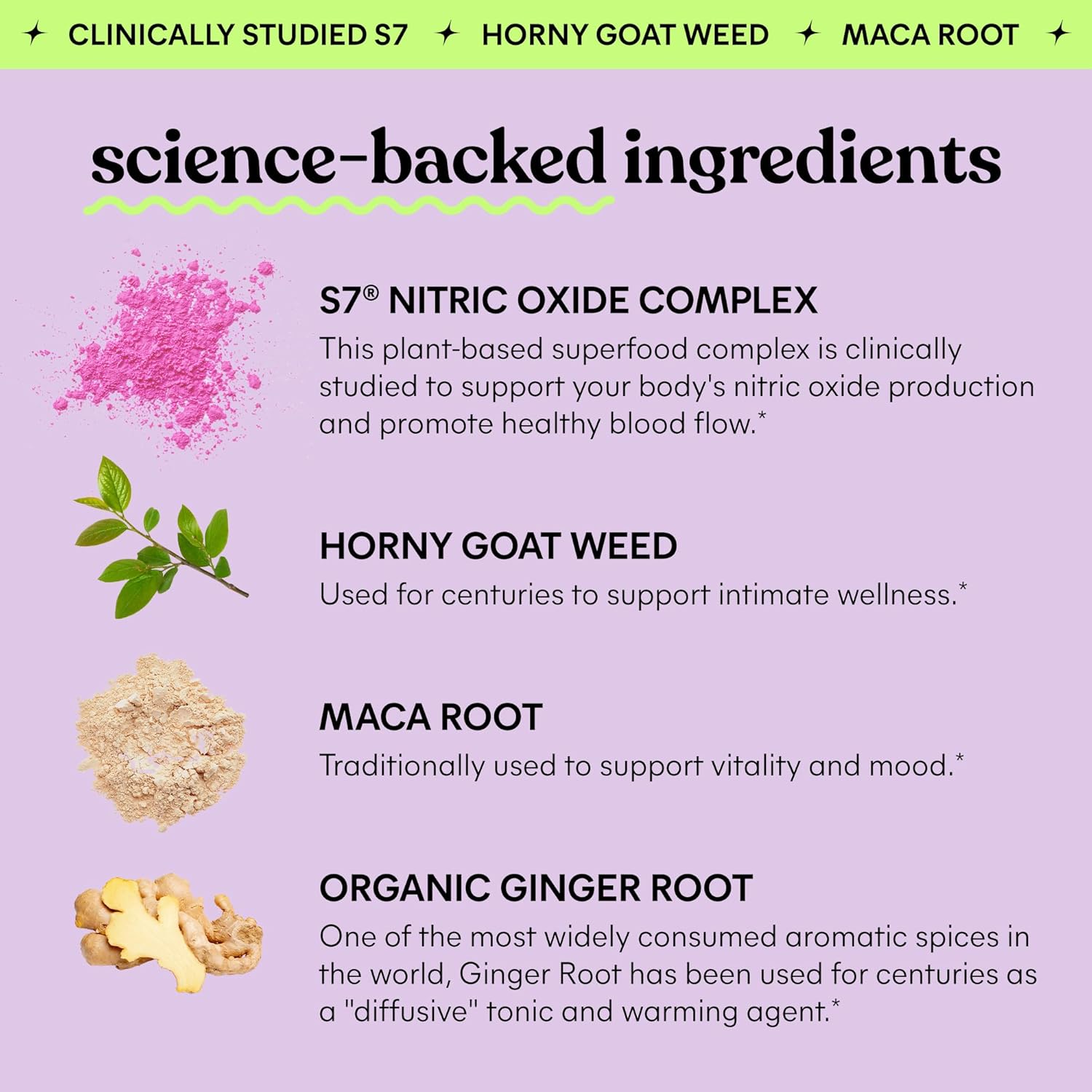 Lemme Play Daily Intimacy Gummies for Women and Men w/Clinically-Studied S7 Nitric Oxide Complex for Healthy Blood Flow, Maca Root, Goat Weed - Cherry Flavored (60 Count) - Image 3