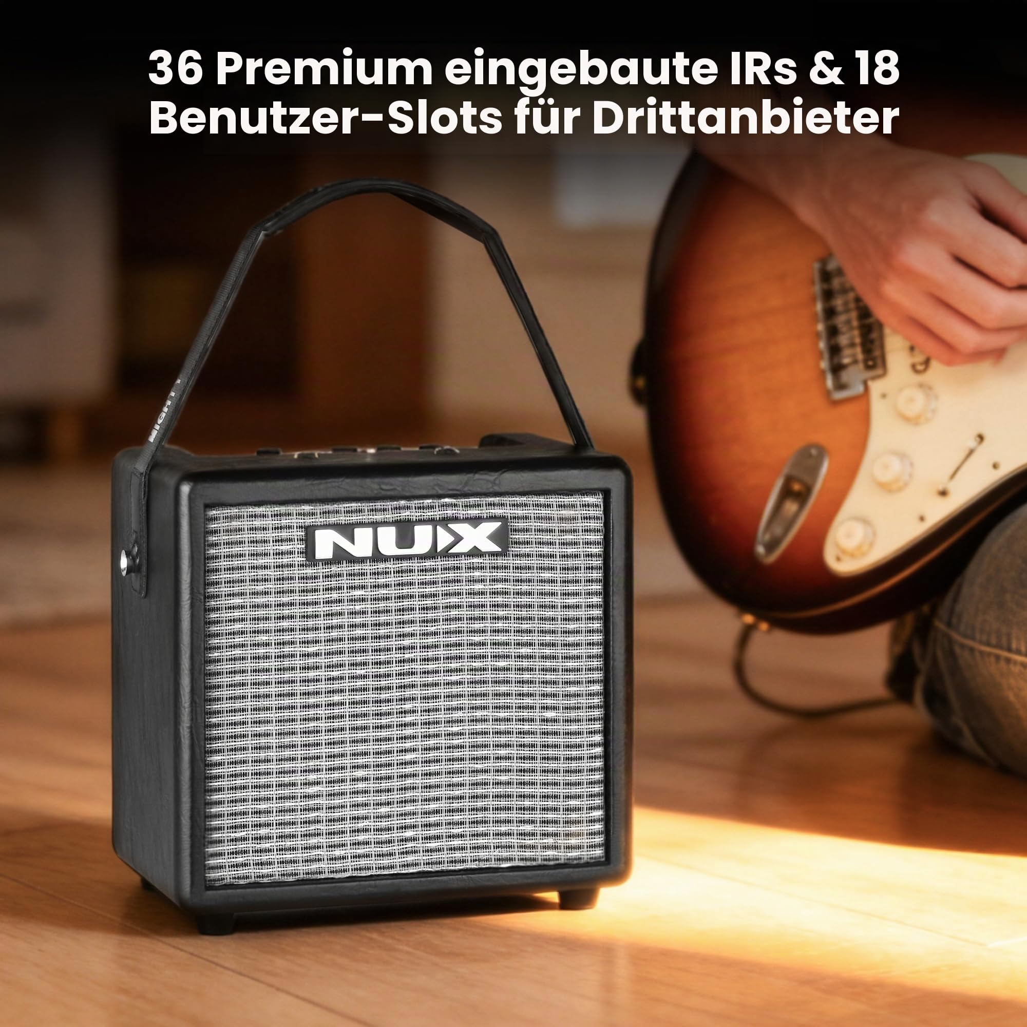NUX Mighty 8BT MKII 8W Portable Modeling Amp Black