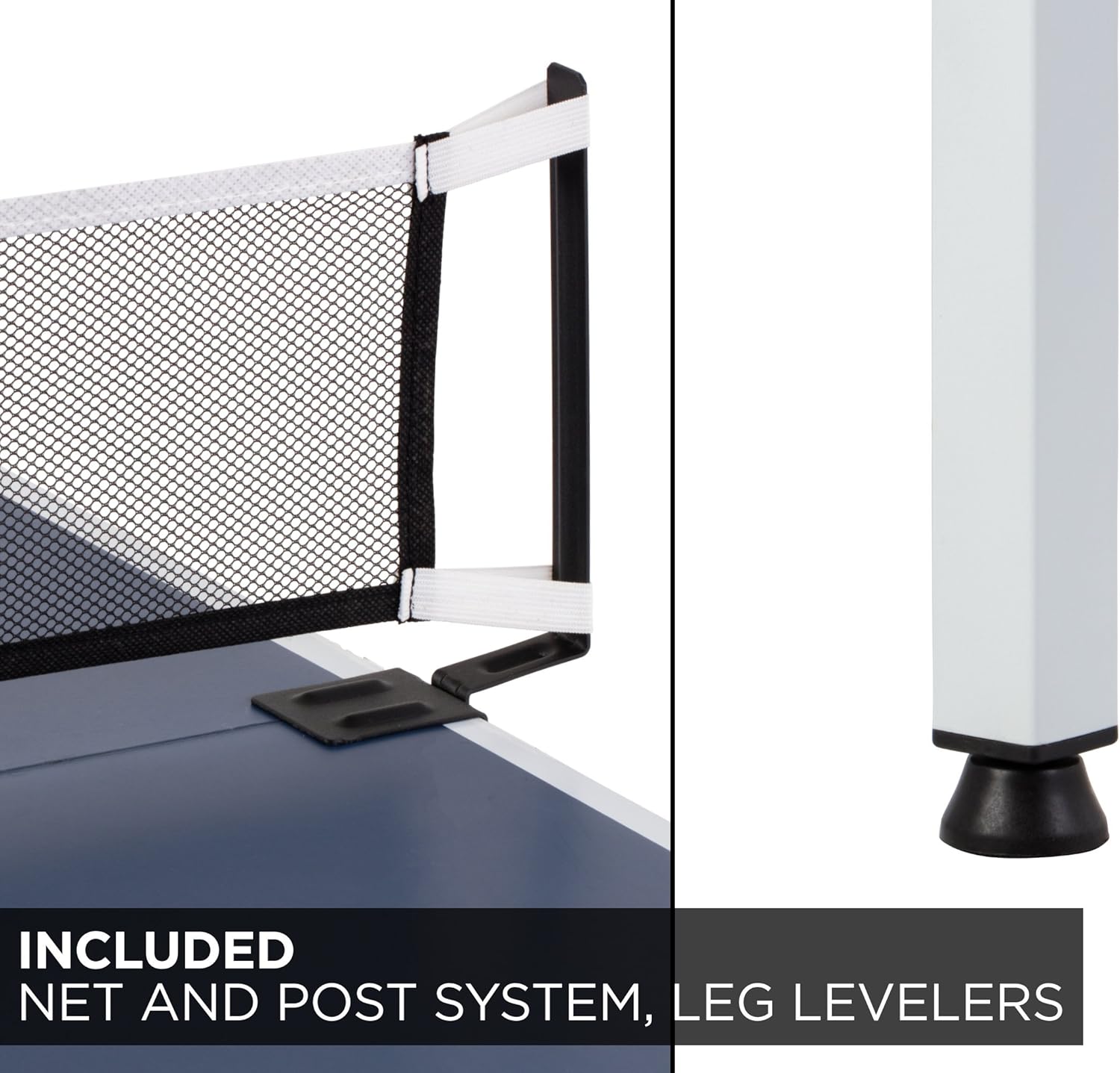 STIGA Space Saver - Mid-Size Portable Table Tennis Table - Compact Storage Fits in Most Closets – Includes Ping-Pong Net & Post - No Assembly Required : Everything Else