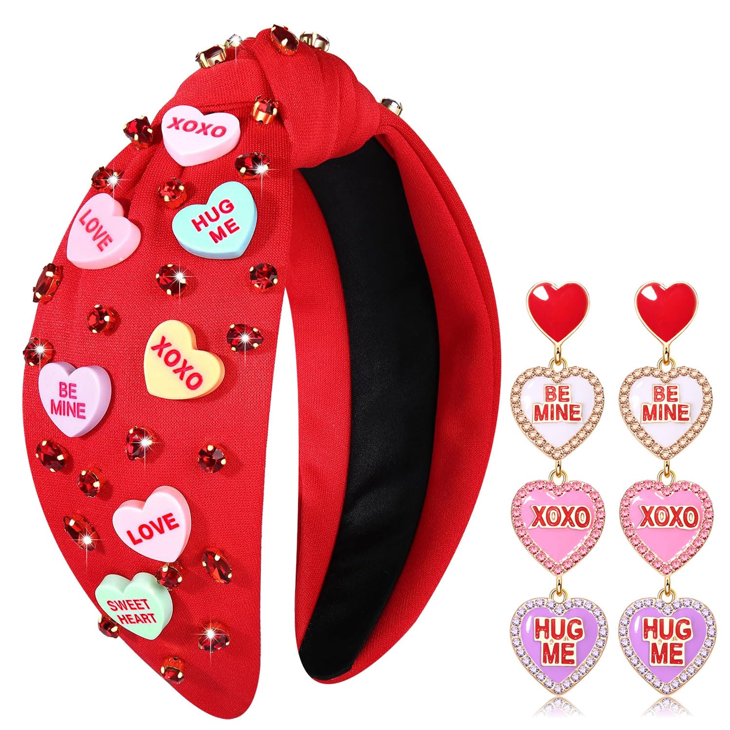 Conversation Hearts Headbands Craftaholics Anonymous® | Conversation Hearts Headband  main image 3