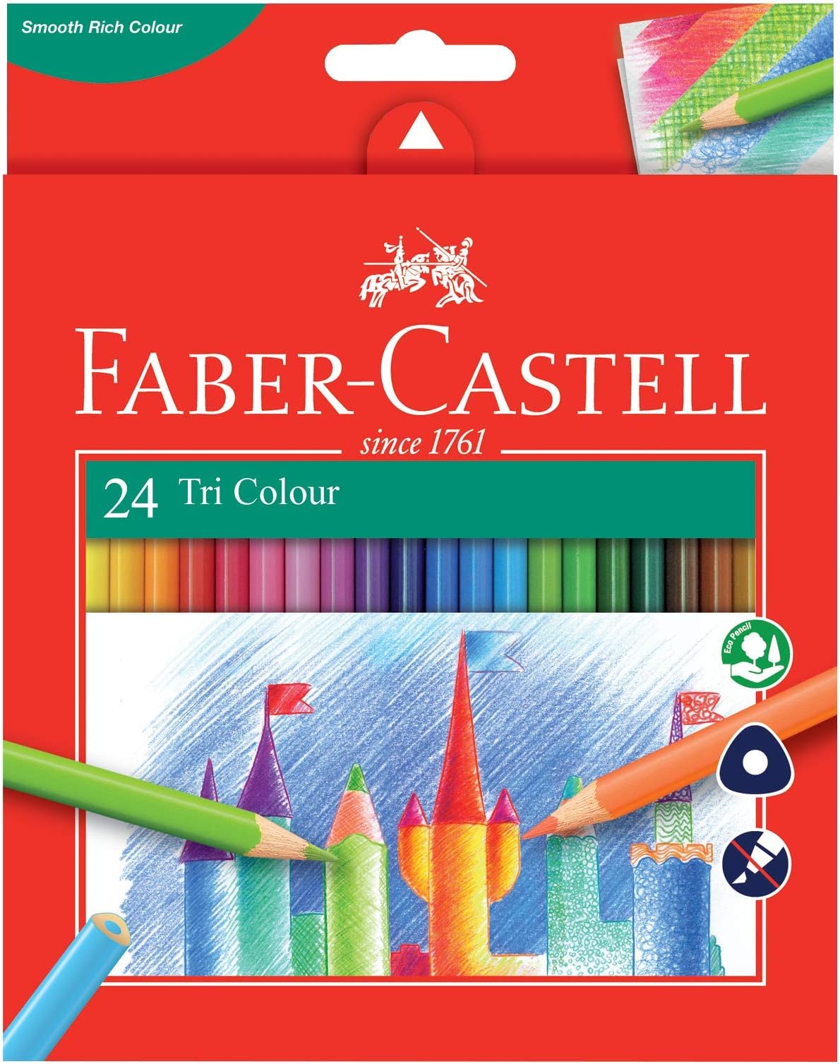 CRAYOLA Pastel Super Tips, Washable Felt Tip Pens with Medium Fine Tip, Pack of 20, for School