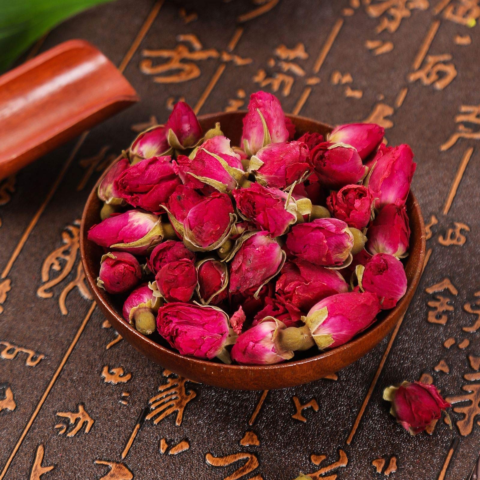 Premium Dried Flower Tea - Potpourri Craft Natural Wedding Confetti[50 Grams,Rose Buds]