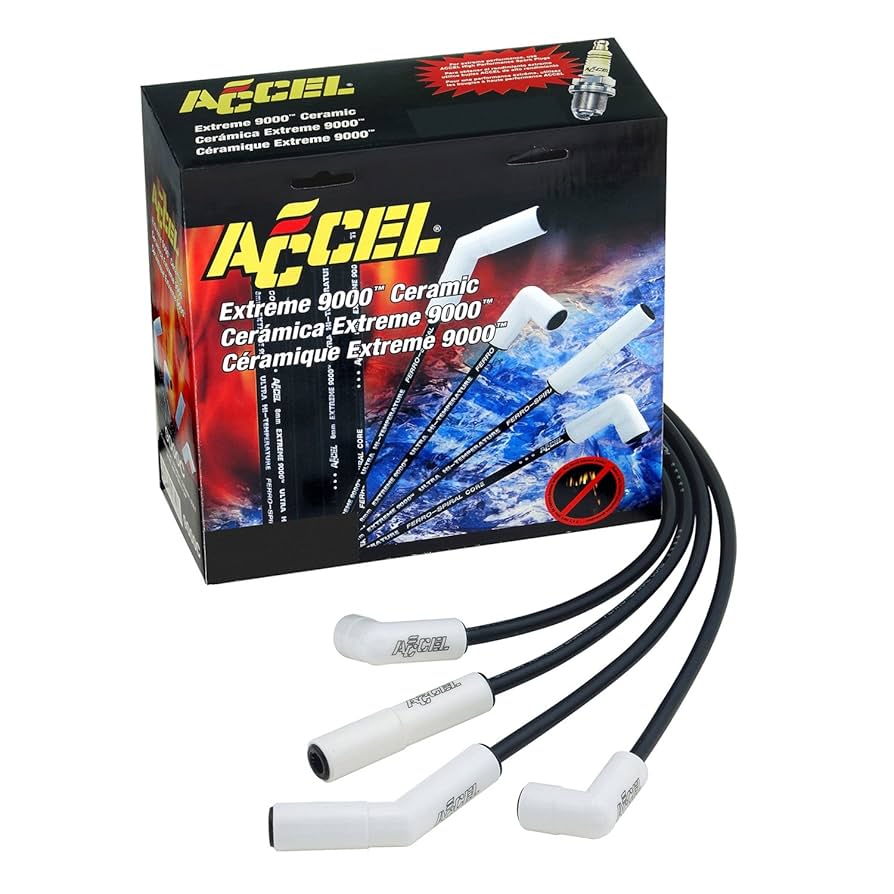Amazon.com: ACCEL 9056C Extreme 9000 Spark Plug Wire Set