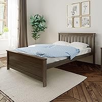 Vista 21 de Max & Lily Cama de Piso Clásica Individual, 79.75 Pulgadas, Marco de Cama Baja de Madera Maciza para Niños, Cama de Piso Moderna para Dormitorio
