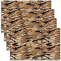 Vista 13 de Manteles individuales educativos para niños, manteles individuales para niños pequeños, manteles individuales impresos en lenguaje de señas, tela