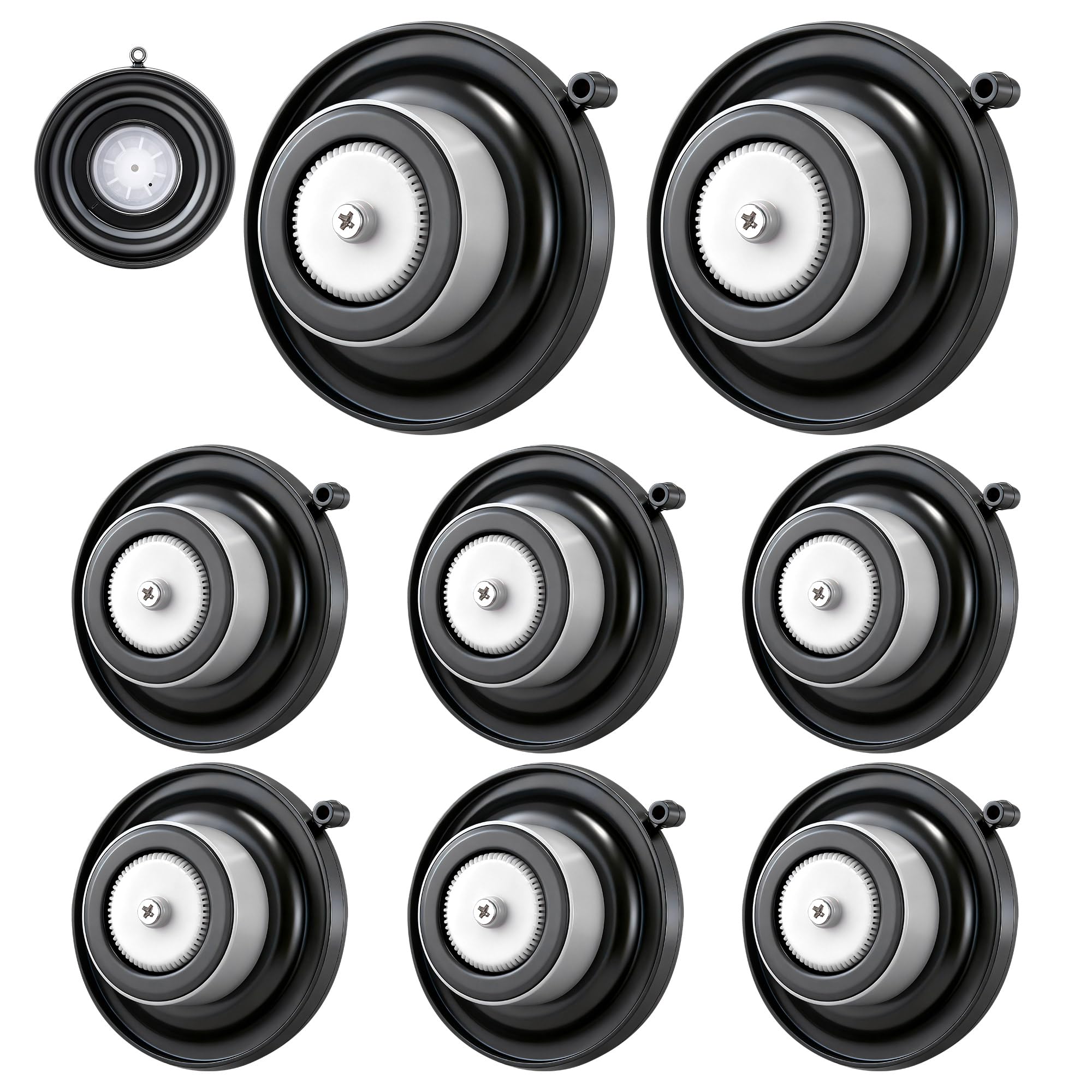 Photo 1 of Gulfmew 8 Pack 1'' PGV Diaphragm Irrigation Valve Replacement Compatible with Hunter 332100 Diaphragm Repair Assembly Compatible with 3/4'' and 1'' PGV, SRV, ASV Valves, Leak Free Double Beaded Seal
