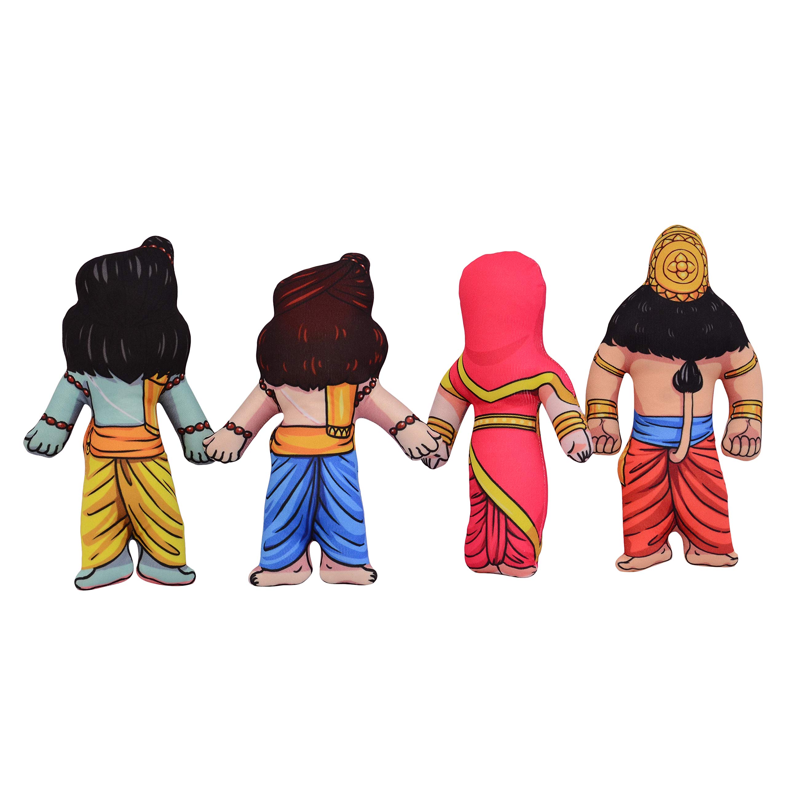 Radha Store Vrindavan Ram Darbar Soft Toy Set