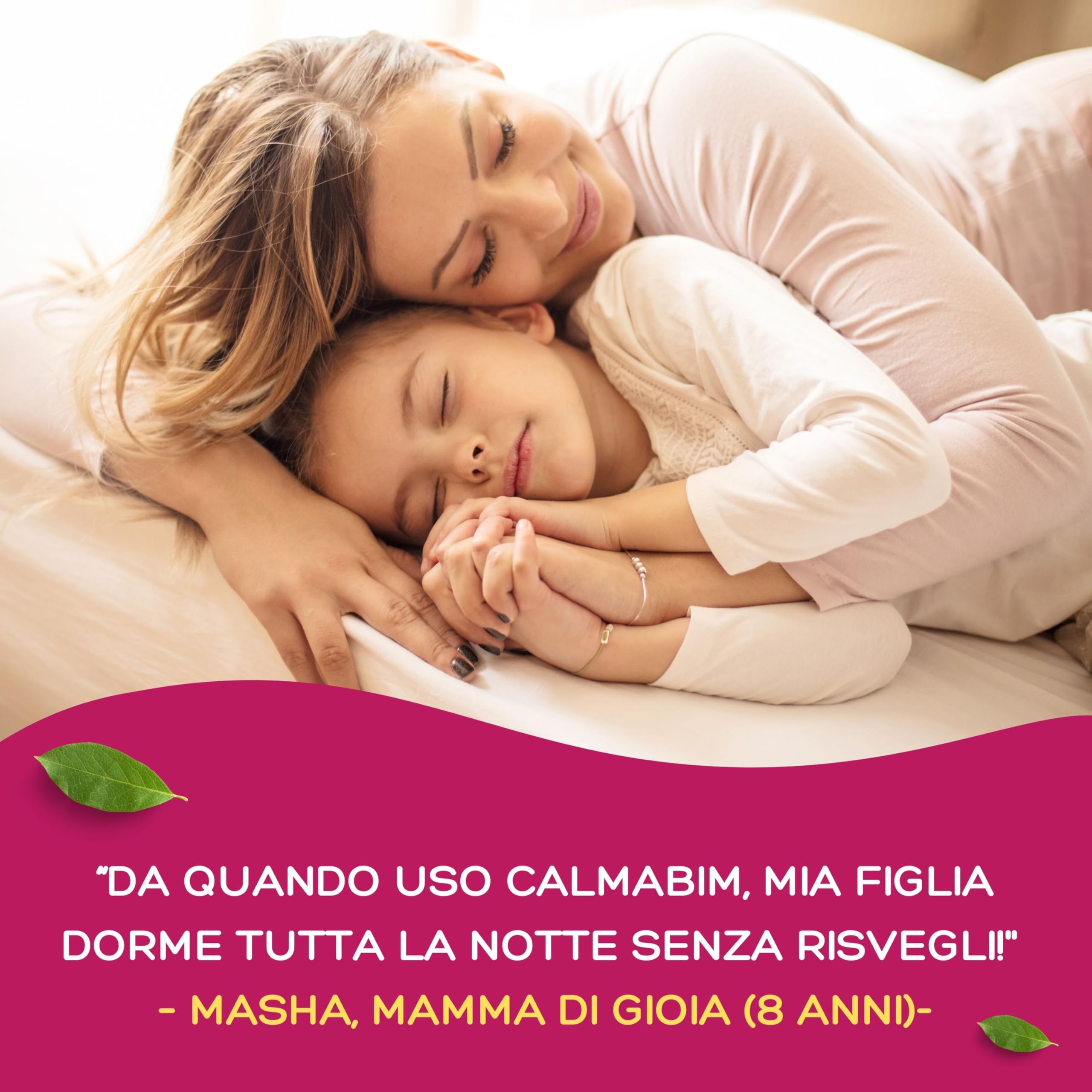 CalmaBim Gocce Per Dormire Bambini | Rilassamento Naturale Senza Melatonina Bambini | Favorisce un Sonno Tranquillo e Sereno | Passiflora, Camomilla, Vitamina B6 | Gusto Fruttato | Made in Italy 60 ml
