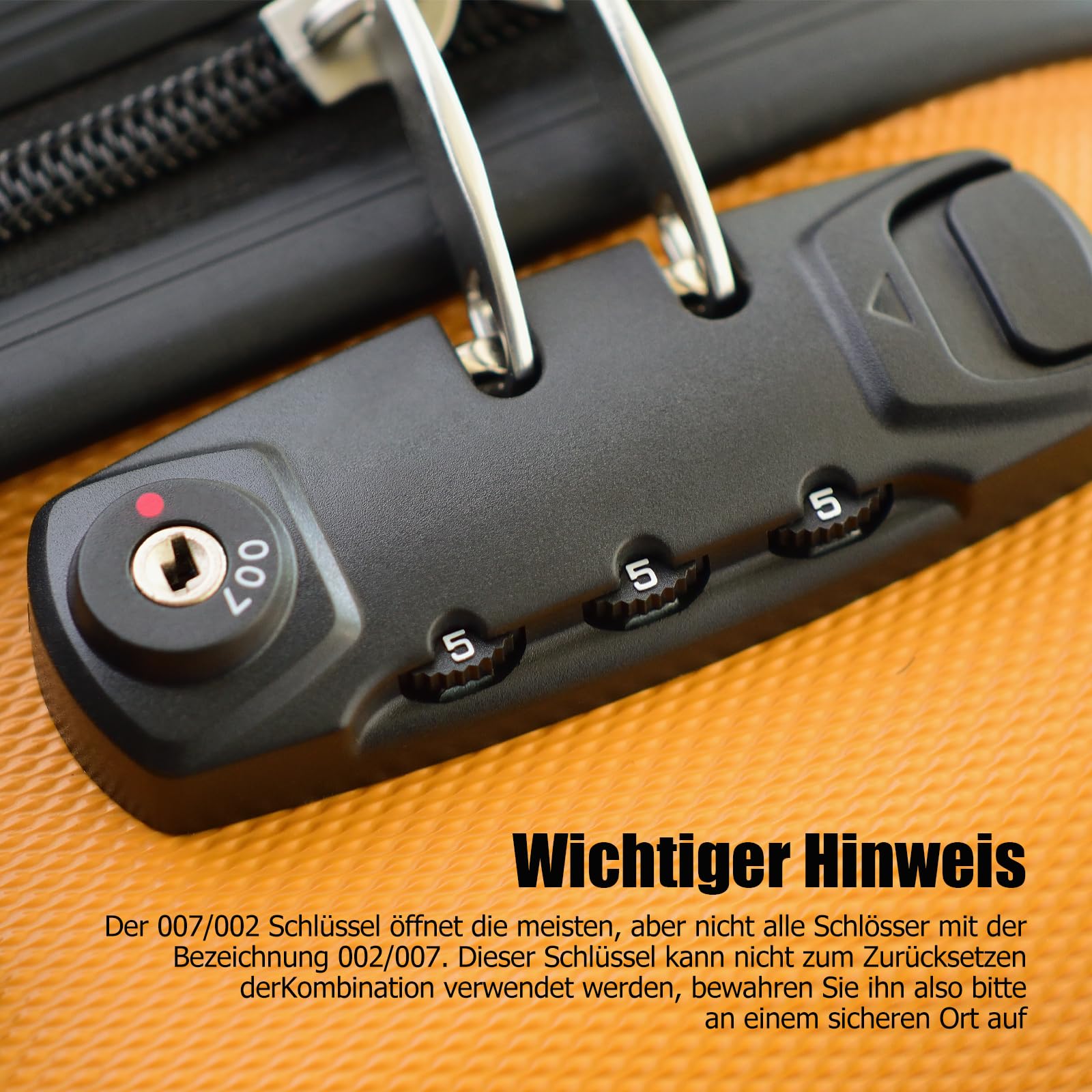 Candado Combinacion Llaves Maestras TSA-007/002 Juego De Para