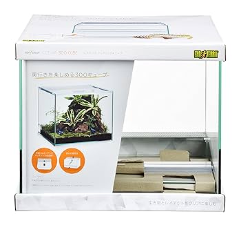 【引き取り限定】GEX レプテリア300 ガラス製爬虫類飼育ケージ Amazon | GEX EXOTERRA レプテリア クリア300キューブ ガラス