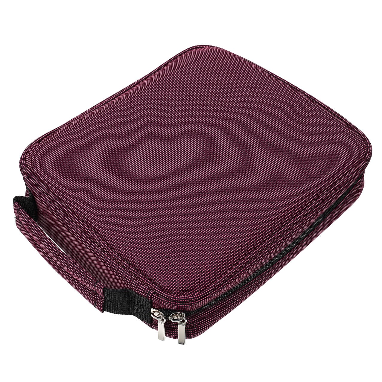 Housoutil Astuccio Portamatite Grande Capacità per Matite da Disegno | Tessuto Frosted, Chiusura Zip e Maniglia, Festa Scuola Decor per Studenti