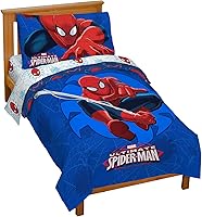 Vista 11 de Jay Franco Marvel Comics Avengers Good Guys - Juego de ropa de cama individual de 4 piezas, color azul