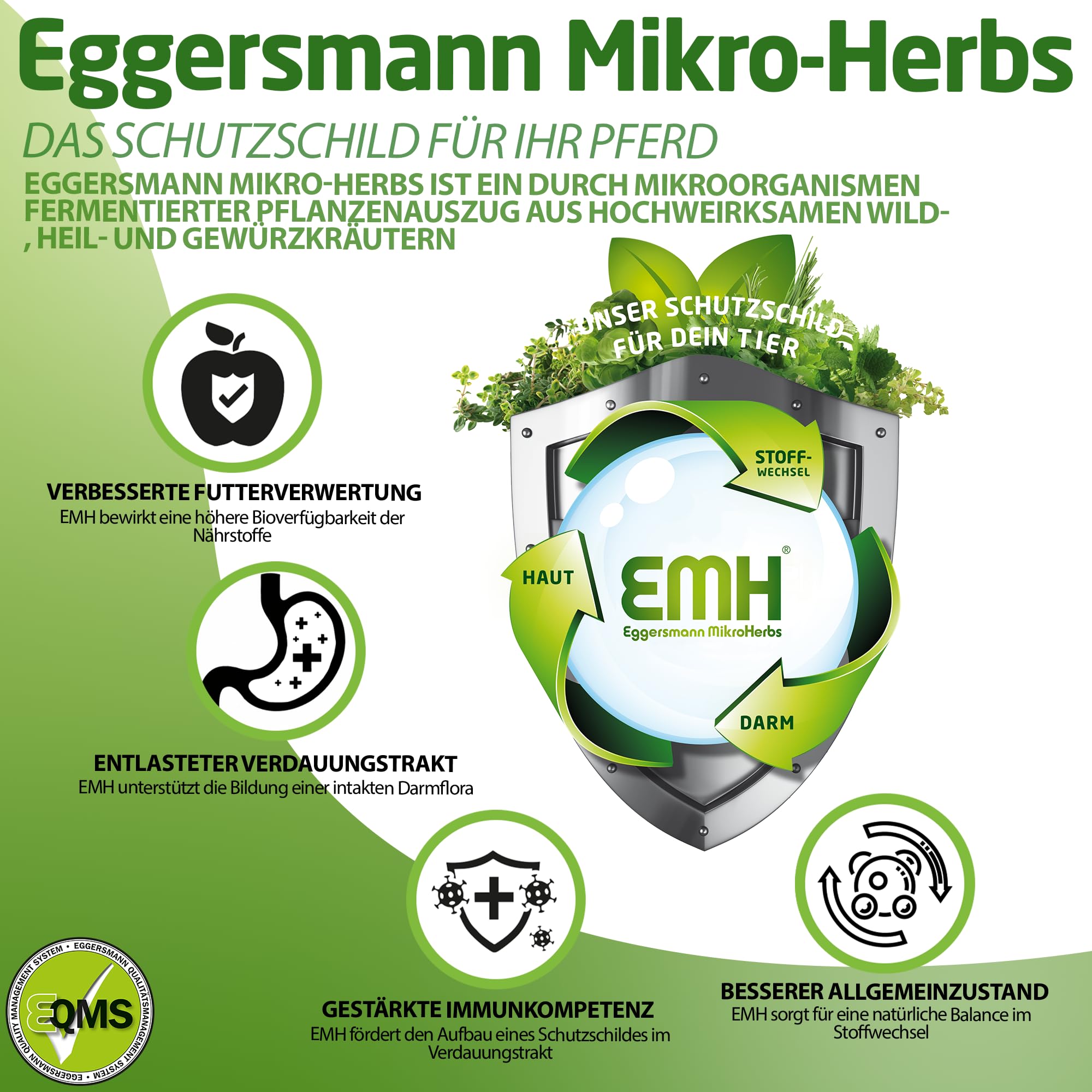 Eggersmann EMH Cool Müsli 20kg – Eiweißreduziertes Pferdemüsli Haferfrei – Zusatzfutter für Pferde und Ponys - Natürliches Pferdefutter