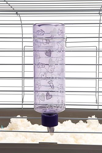 Miniatura 4 de Lixit Botellas de agua estándar para conejos, hurones, cobayas, hámsters, ratas, ratones y otros animales pequeños (16 onzas, paquete transparente