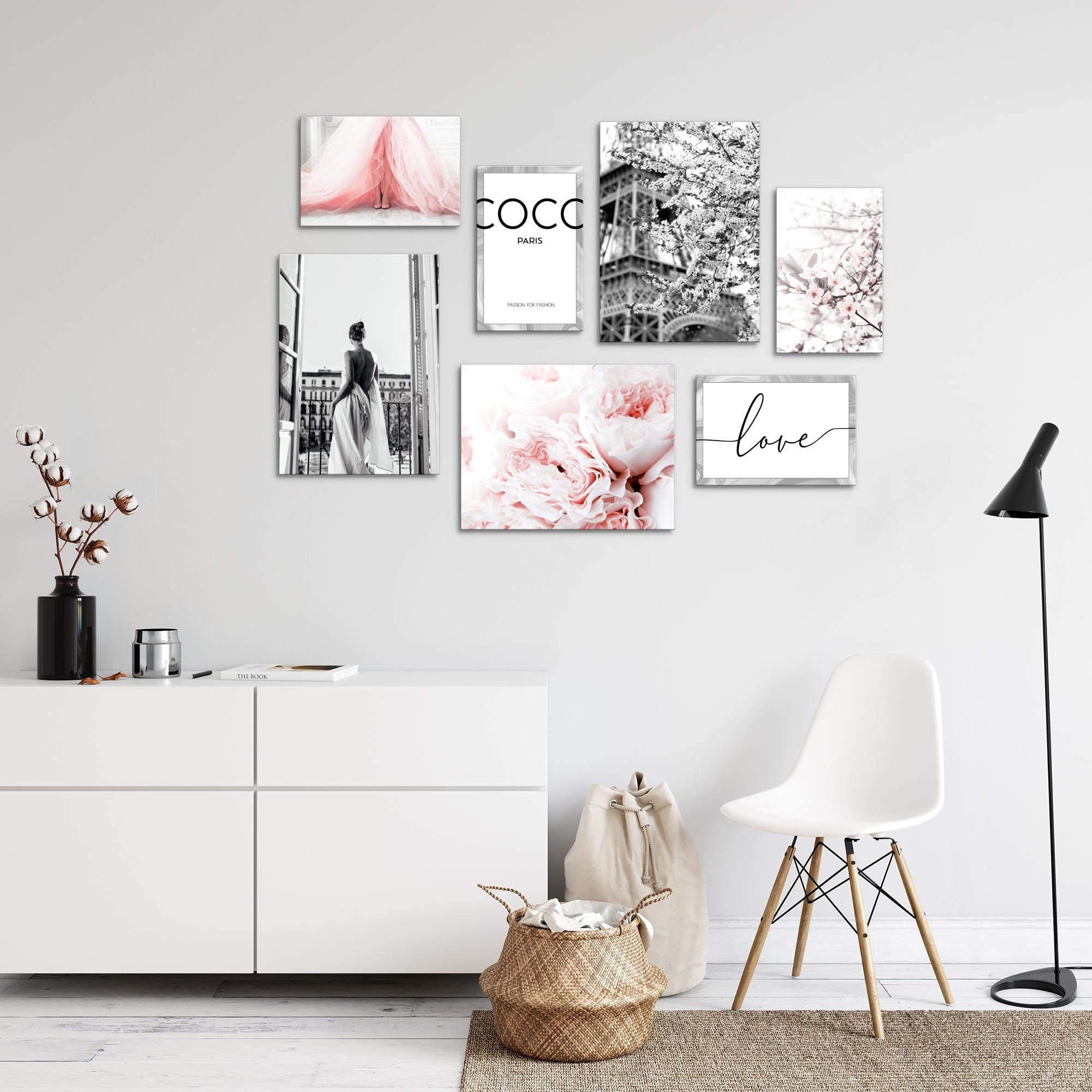 Decorazioni da Muro per Camera da Letto e Cucina - Set Stampe da Parete - N021771a