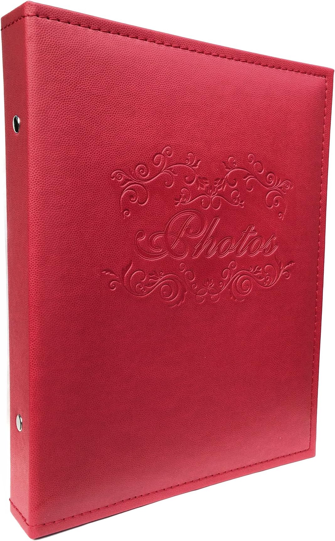 SUNLUX Elegant Photo Album Classic Photos in Faux Leather 29.5 x 22.5 cm with 40 Adesive Pages with Box