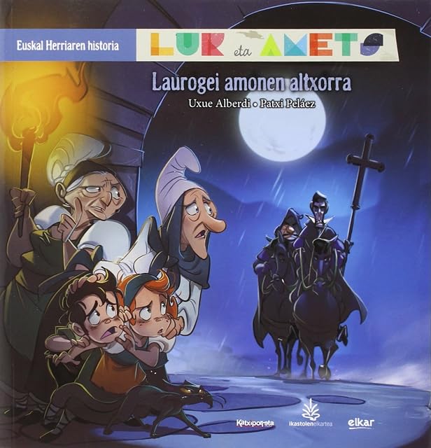 Portada de Laurogei Amonen Altxorra. Lur Eta Amets