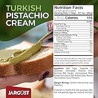 Vista 2 de Crema de pistacho a granel para untar, 5.5 libras (5.5 lbs), mantequilla de pistacho turca de primera calidad, perfecta para kit de barra