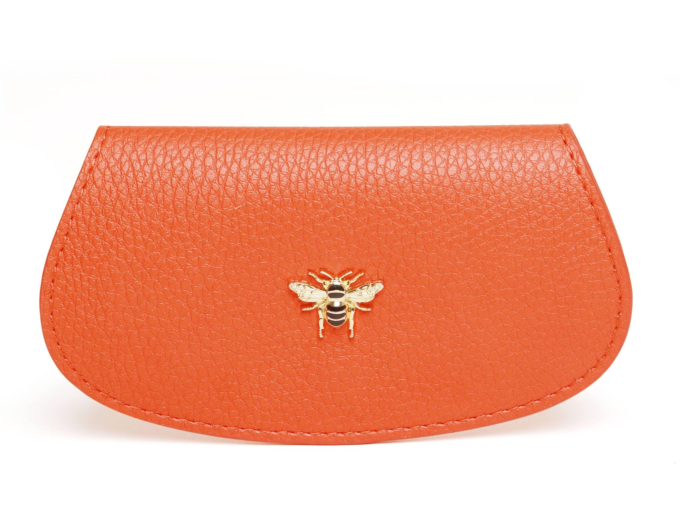 Alice Wheeler Bumble Bee Glasses Case (Orange)