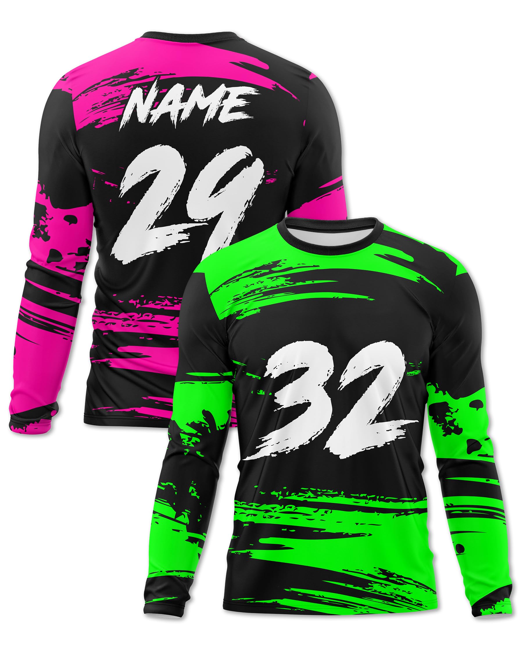 Command Custom Personalized Long Sleeve for Toddler, Youth, and Adult | Racing Jersey | ATV | BMX, Name