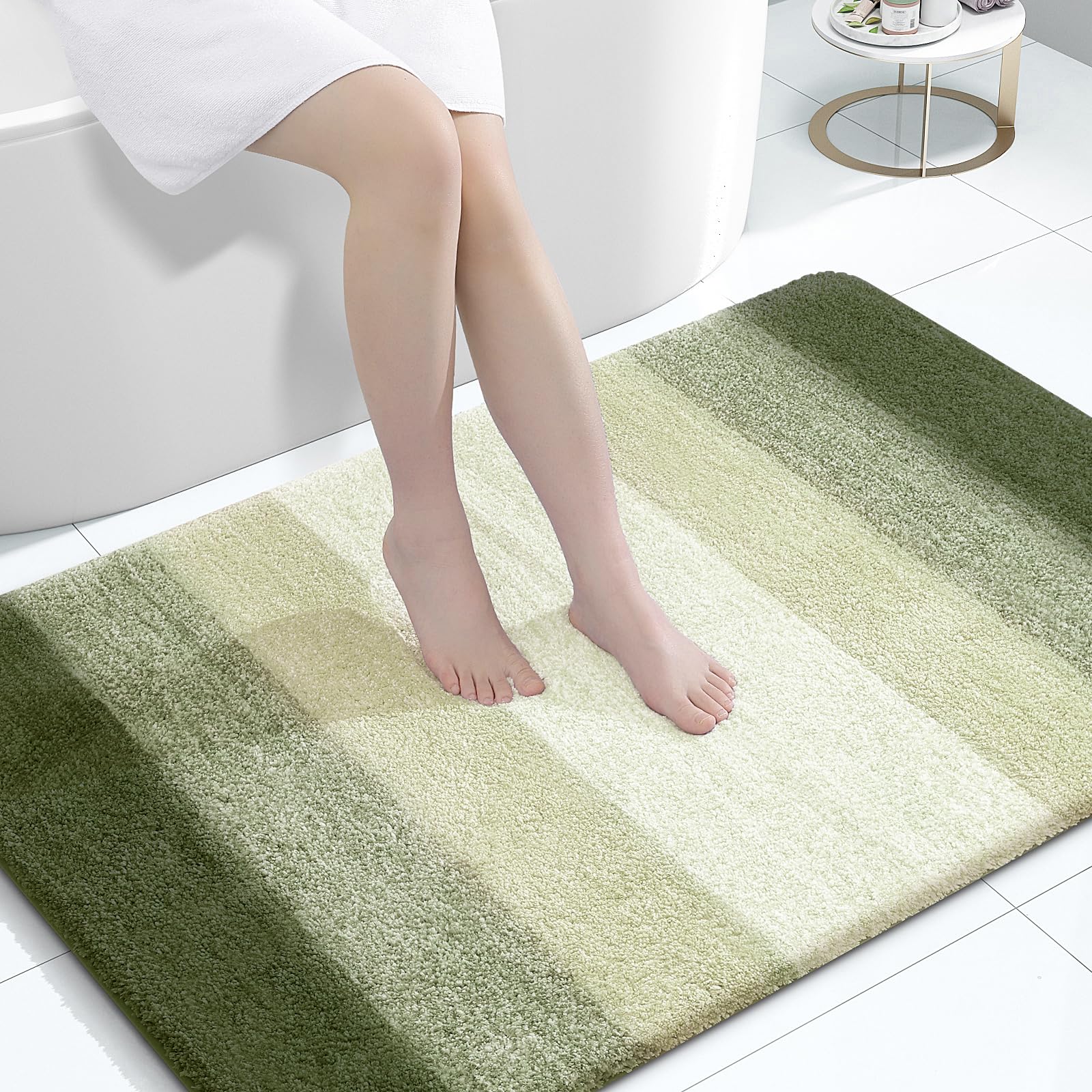 OLANLY Large Bathroom Rugs 44x32, Extra Soft Absorbent Microfiber Bath Rugs