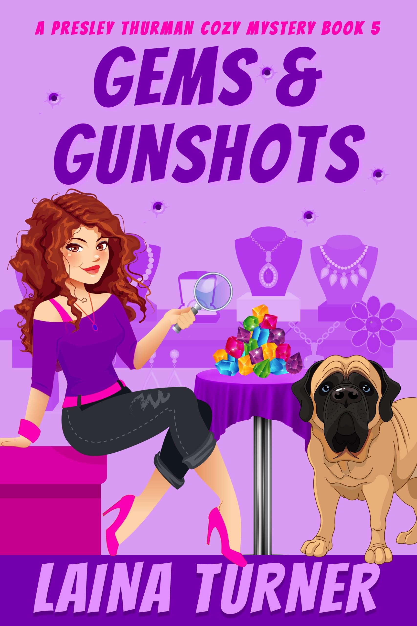 Gems & Gunshots (A Presley Thurman Cozy Mystery Book 5)