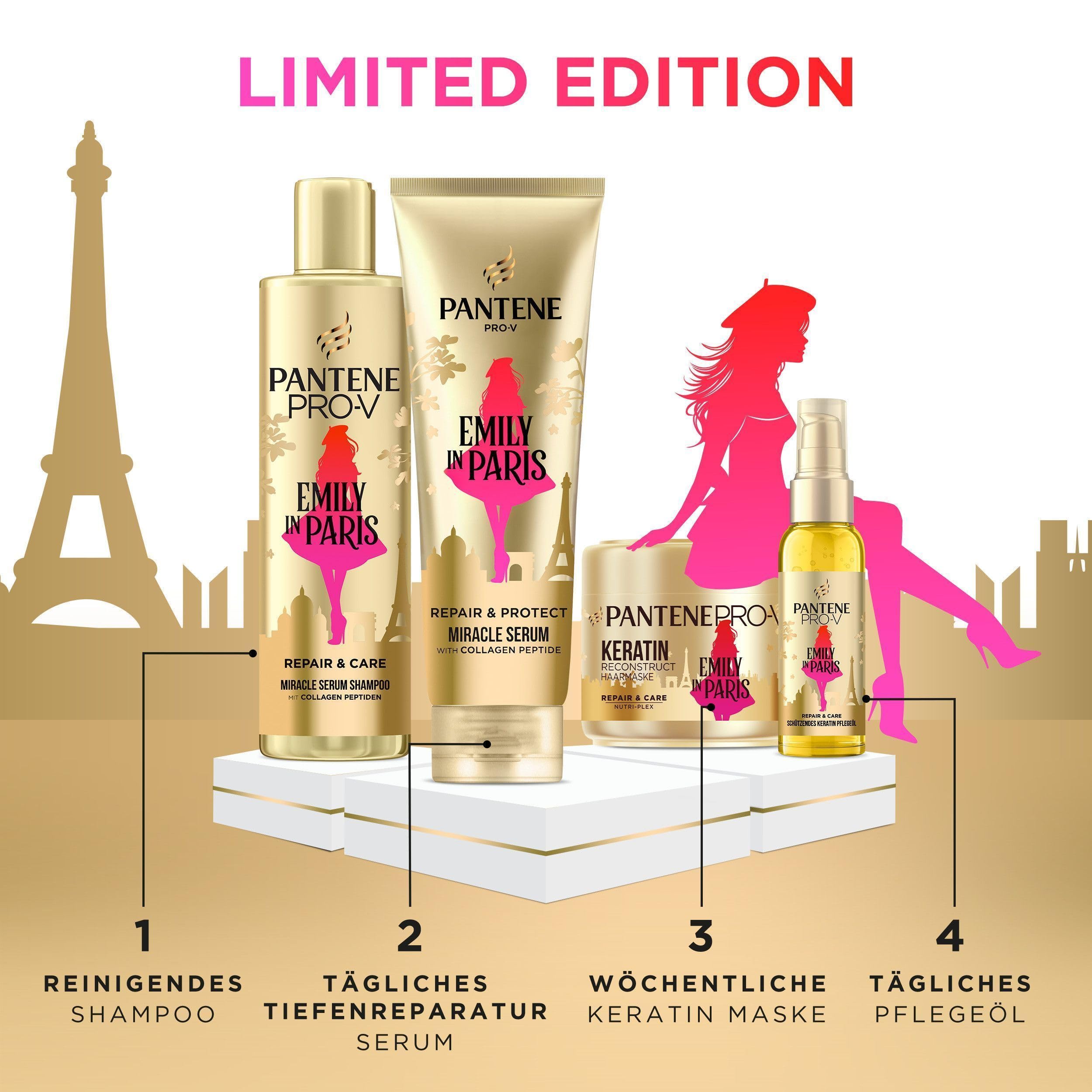 Pantene Pro-V x Emily in Paris Limited Edition Repair & Care Serum
