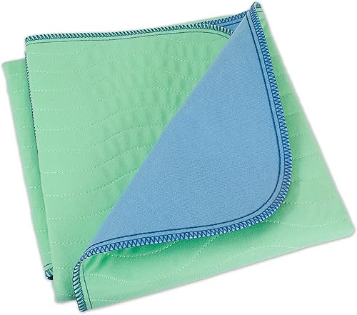 Eurow Esteem - Almohadilla de cama reutilizable para incontinencia, 4 capas, impermeable, absorbente, antideslizante, almohadilla lavable para