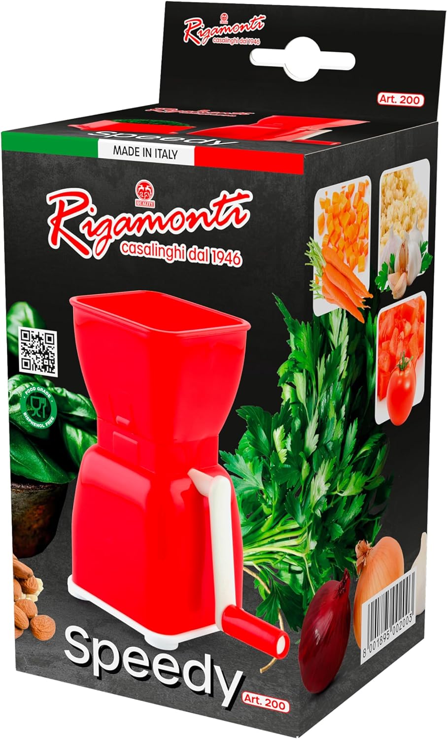 Rigamonti Speedy-Herb Chopper Red, ONE