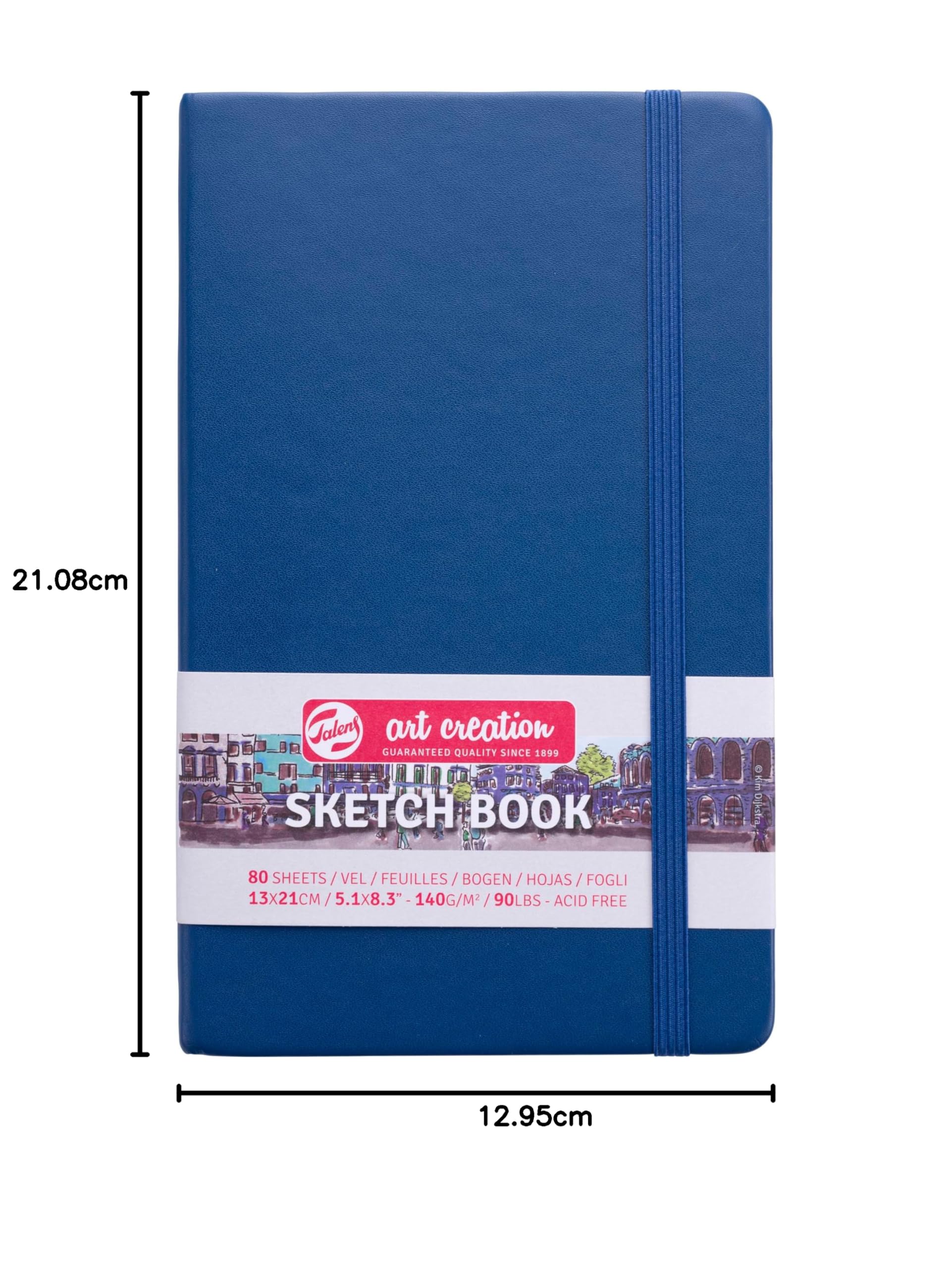 Talens Art Creation Szkicownik 13 x 21 cm - Navy Blue, 140 g, 80 ark.