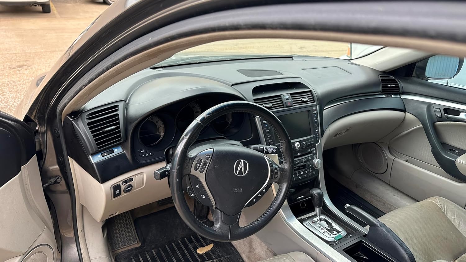 DashSkin Dash Cover Compatible with 2004-2008 TL in Black