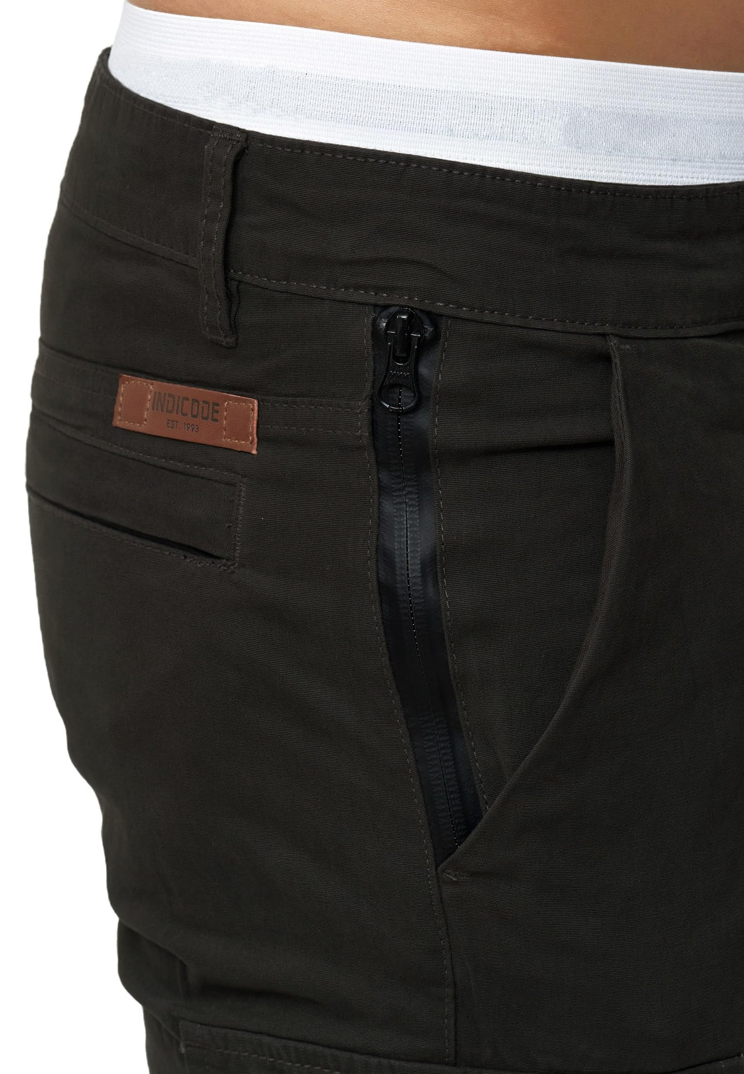 Indicode Uomini Mathews Cargo Pants | Pantaloni Cargo in Cotone con 8 Tasche