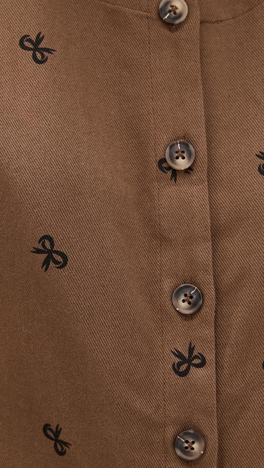 Little Lies Women's Bow Pattern Vest - Image 6