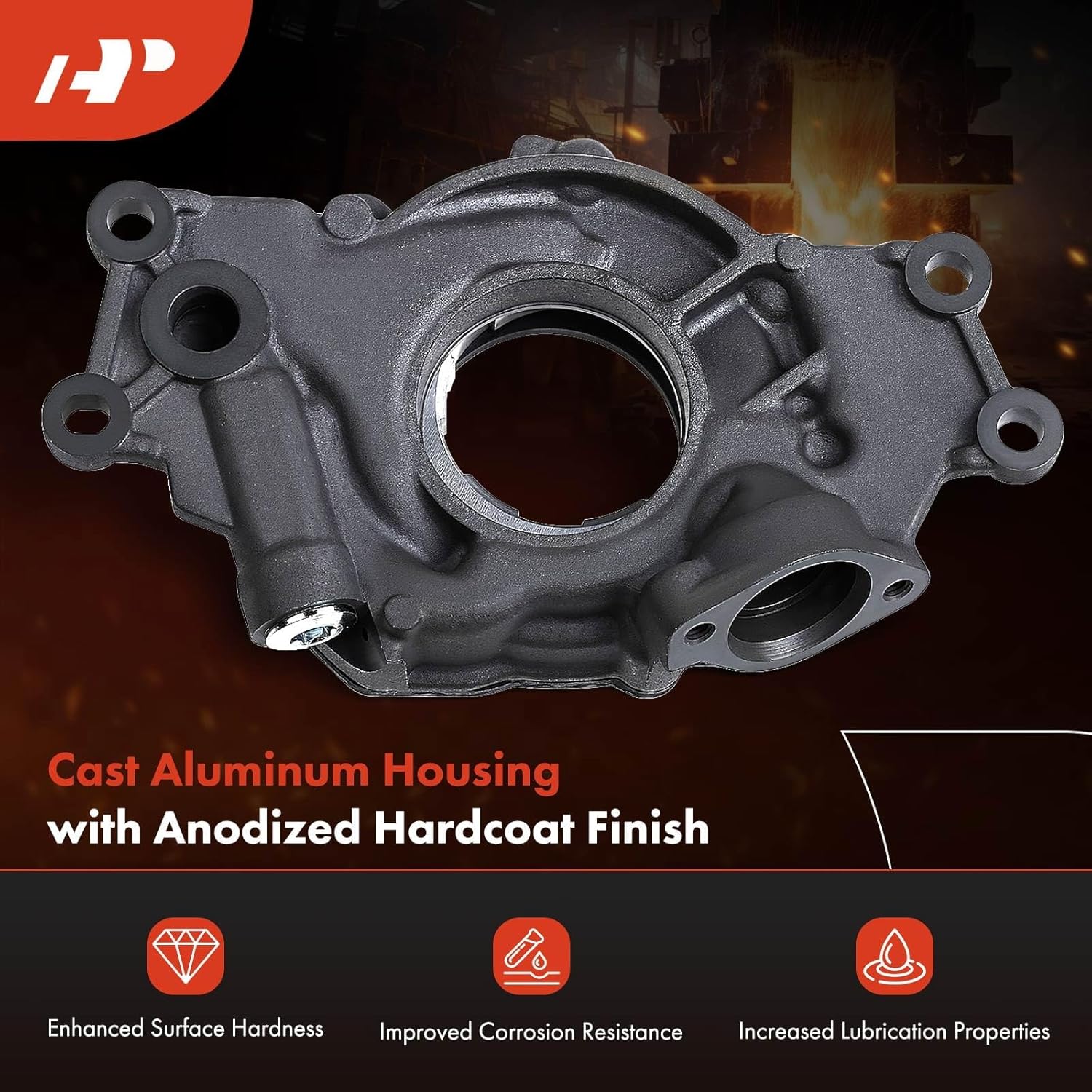 A-Premium High Volume Oil Pump for LS 4.8L 5.3L 5.7L 6.0L 6.2L - Compatible with Chevrolet Silverado Tahoe Camaro Suburban GMC Sierra Yukon Savana Cadillac