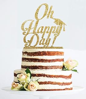 [USA-Sales] Graduation Cake Topper, Oh Happy Day Cake Topper, Graduation Party, Grad Decoration, by USA-Sales Seller