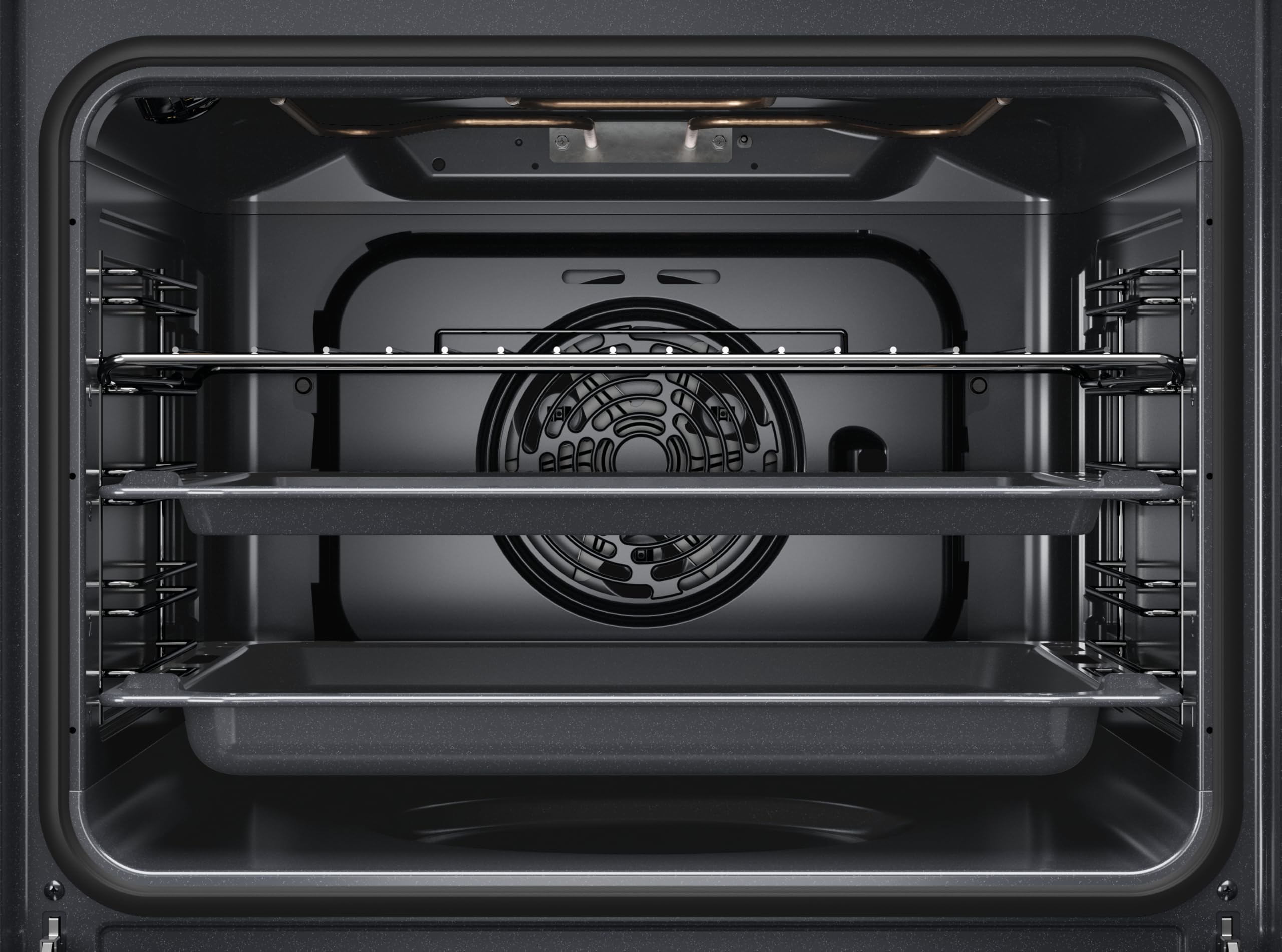 Bauknecht BBA285HU0K Einbau-Backofen 71 L XXL-Garraum PowerHeißluft Maxi Cooking schwarz