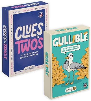 Gullible and Clues in Twos