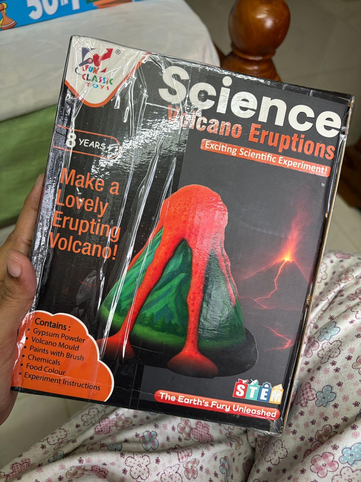 Buy KAZTEL Science Volcano Eruption Experiment Kit for Kids | DIY Make ...