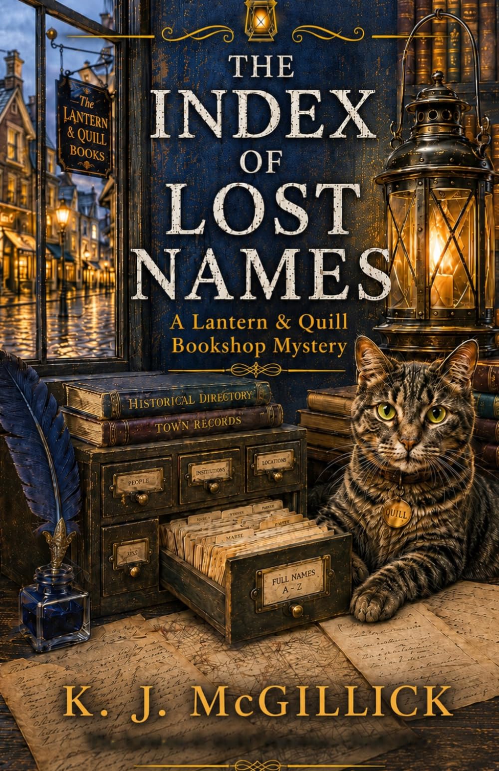 The Index of Lost Names (The Lantern & Quill Bookshop Mysteries.)