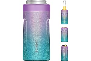 3-In-1 Insulated Universal Can Cooler - Keep Your Drinks Cold, Convenient, and Shimmering with Style