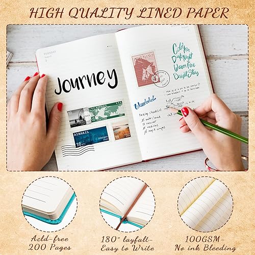 Miniatura 10 de 20 piezas de regalos de agradecimiento a los empleados, diario de cuero de agradecimiento, regalos de equipo para compañeros de trabajo, cuadernos