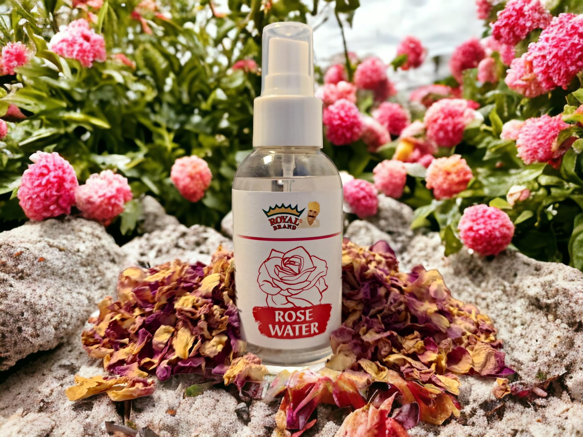 Royal Brand Bio woda różana do gotowania i pieczenia 100 ml / 100% naturalna / grecka Hellada