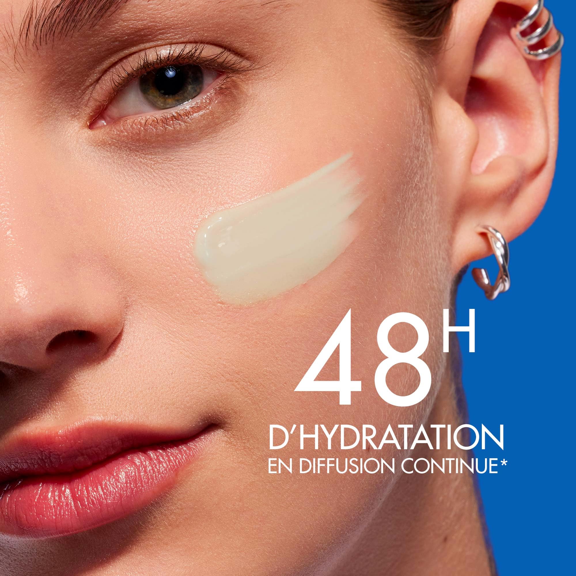 Biotherm Aquasource Hyalu Plump Gel, Gel Hydratant 48H, Tous Types Peaux