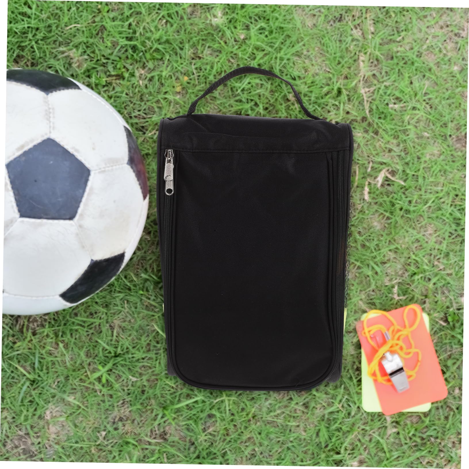 Anneome Bolsa Diseño Multiusos y Ventilación para Zapatos de Golf Cremallera de Poliéster Portátil Adecuado para Almacenamiento Diario y Tenis